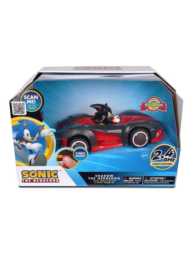 Team Sonic Racing 2.4Ghz Radio Control Toy Car With Turbo Boost Shadow The Hedgehog 602 Red Turbo Boost Feature Features Working Lights For Ages 6 And Up