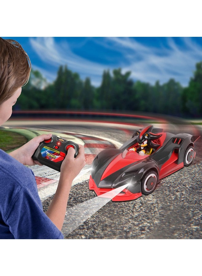 Team Sonic Racing 2.4Ghz Radio Control Toy Car With Turbo Boost Shadow The Hedgehog 602 Red Turbo Boost Feature Features Working Lights For Ages 6 And Up
