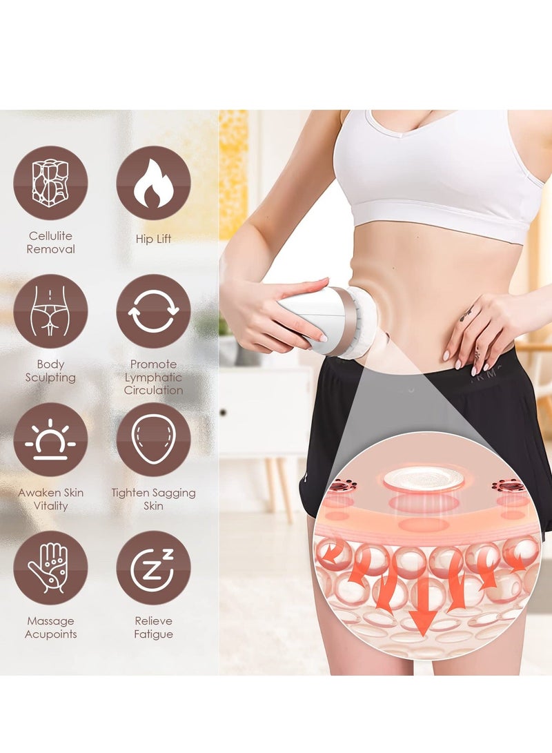 Cellulite Massager Body Sculpting Machine Electric Handheld for Belly Waist Arms Legs