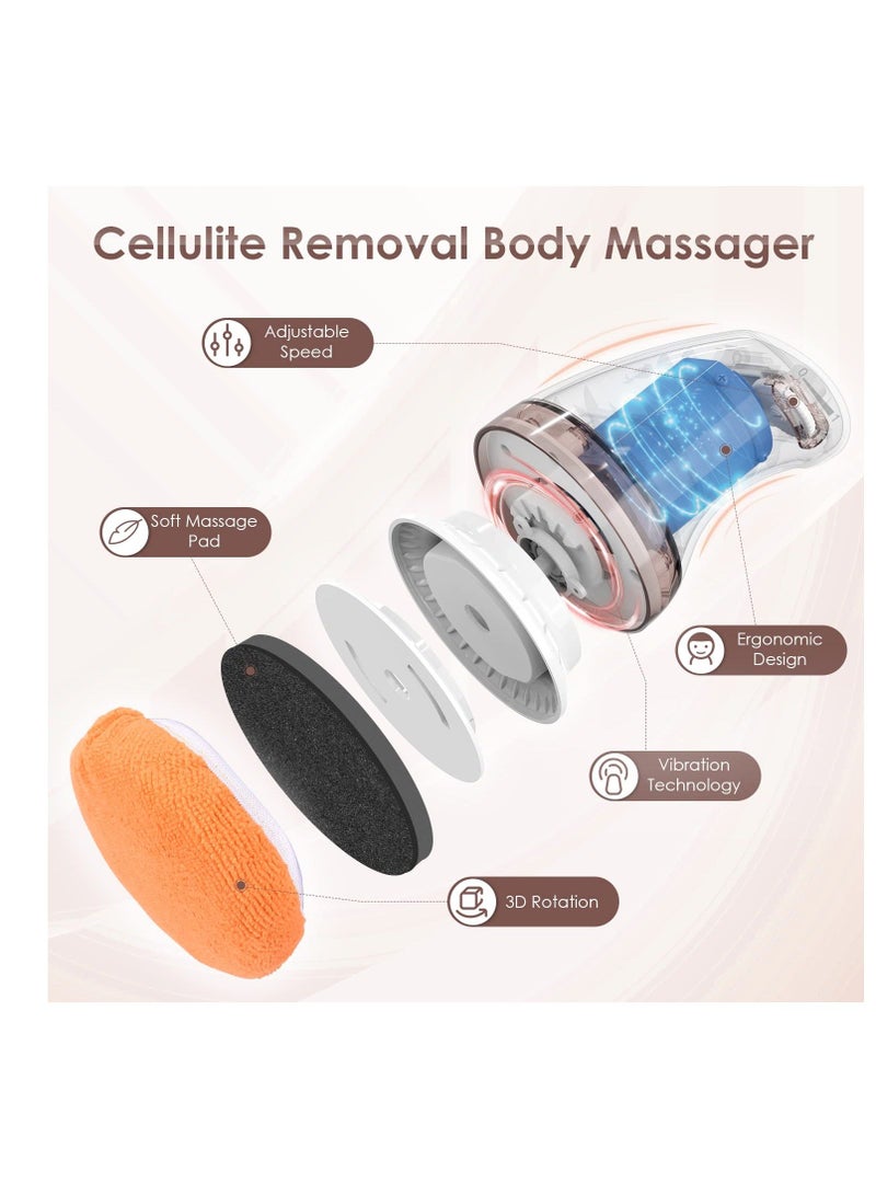 Cellulite Massager Body Sculpting Machine Electric Handheld for Belly Waist Arms Legs