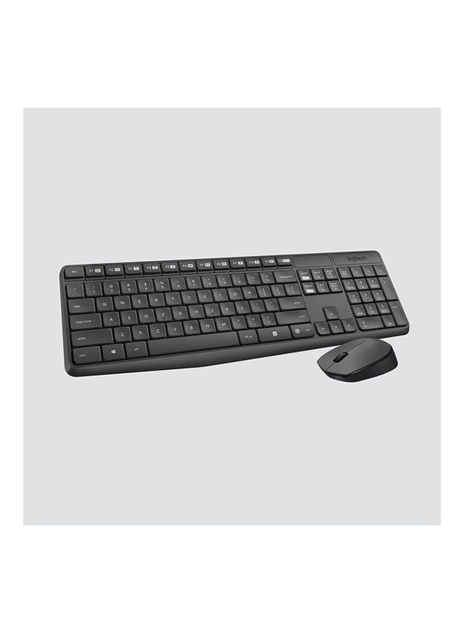 Mk235 Wireless Keyboard and Mouse Black