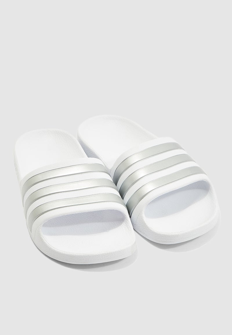 Adilette Aqua Slides White