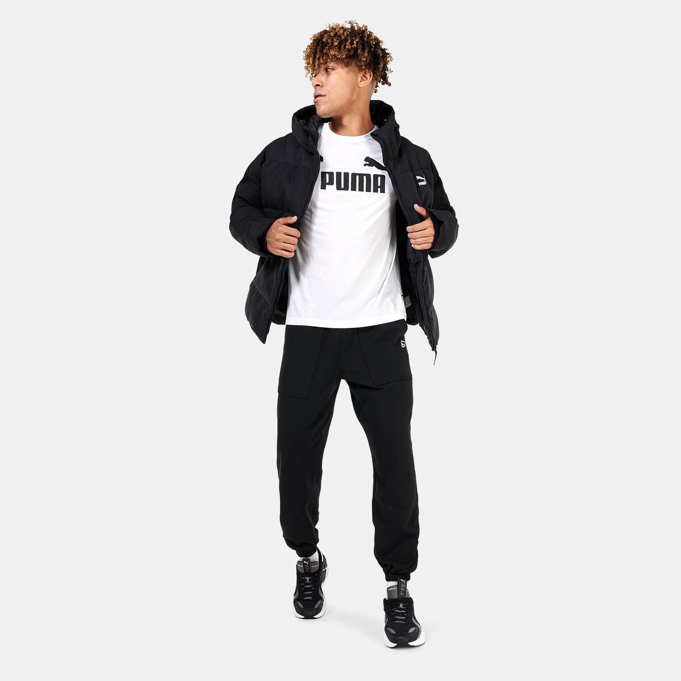 Men's Hooded Down Puffer Jacket