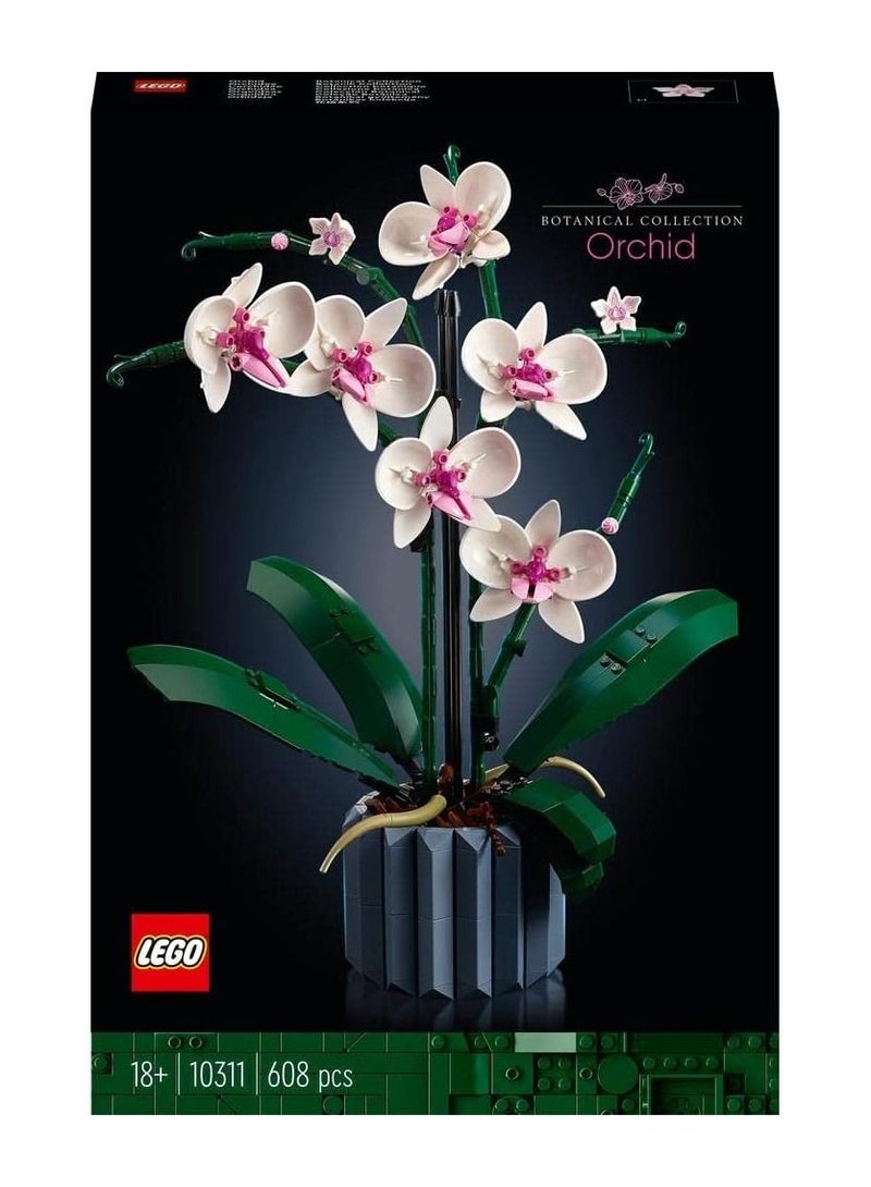Orchid Plant Decor Building Kit