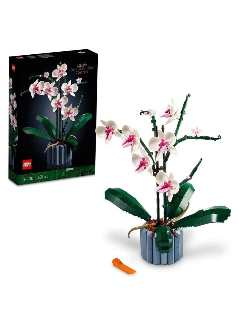 Orchid Plant Decor Building Kit