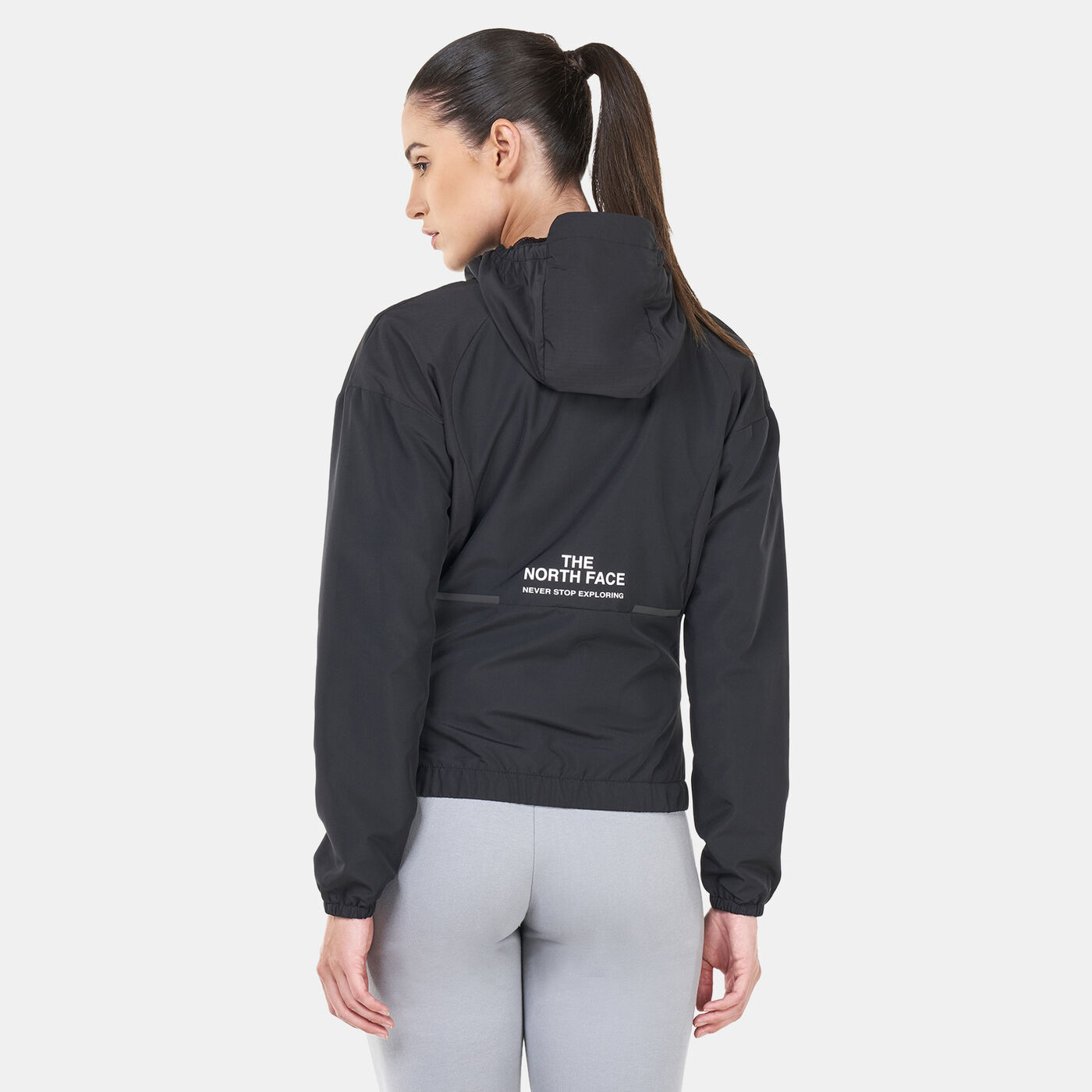 Women's Training Full-Zip Wind Hooded Jacket