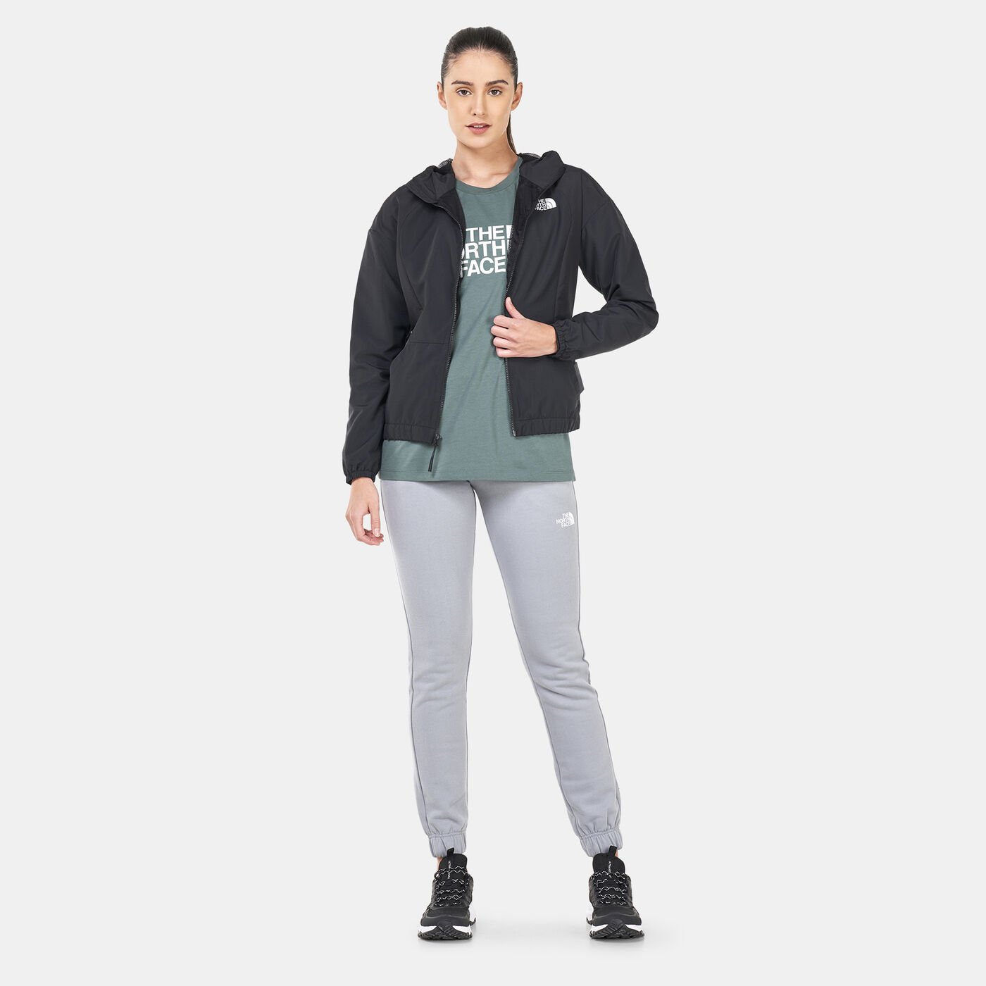 Women's Training Full-Zip Wind Hooded Jacket