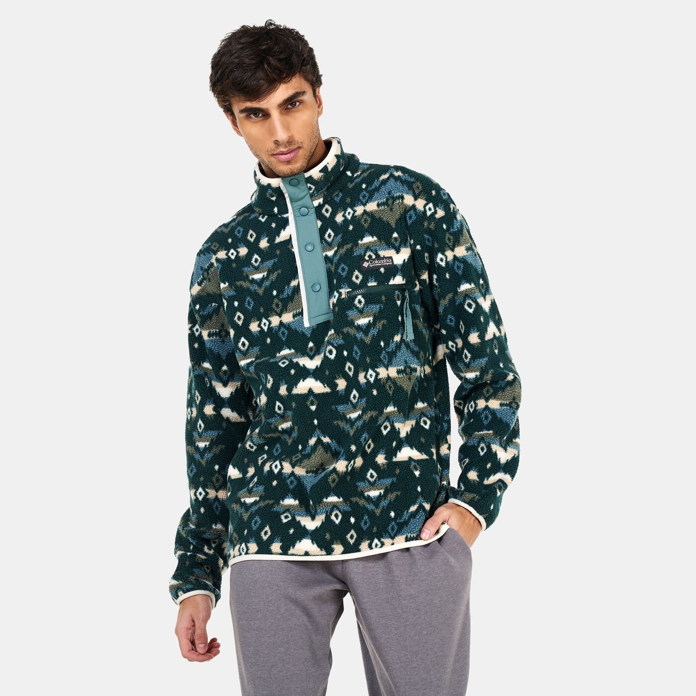 Men's Helvetia™ Half Snap Fleece Sweatshirt