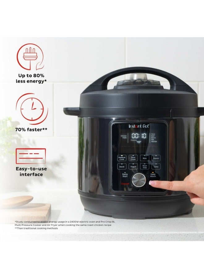 Duo Whisper Quiet Electric Pressure Cooker 6Qt