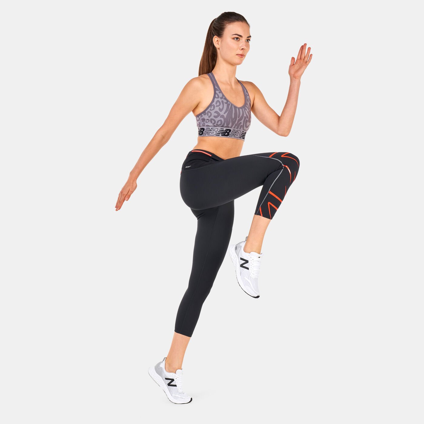 Women's Graphic Impact Run Cropped Leggings