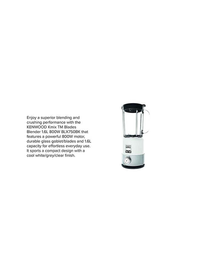 kMix Blender 1.6 L 800.0 W BLX750WH Cool White/Grey/Clear