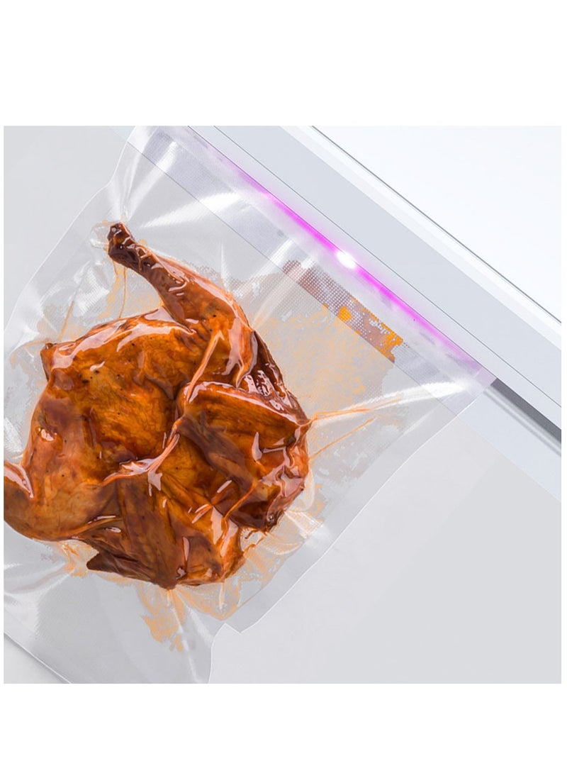 Automatic Vacuum Sealer Machine - Food Sealer with Dry & Moist Modes for Food Storage, Compact Design + 10Pcs Seal Bags Starter Kit