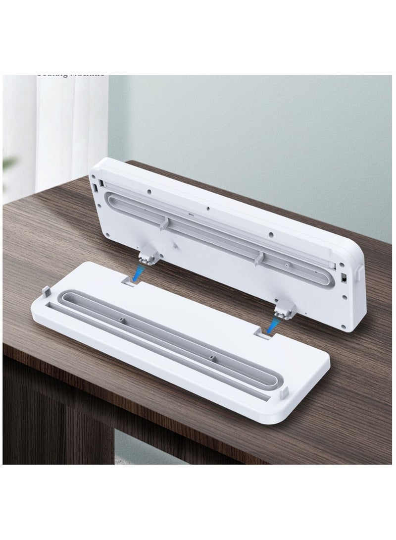 Automatic Vacuum Sealer Machine - Food Sealer with Dry & Moist Modes for Food Storage, Compact Design + 10Pcs Seal Bags Starter Kit