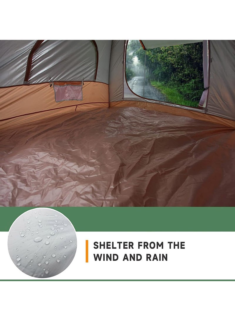 Toby's New Inflatable-02 Camping Tent with Pump Easy Setup 4 Season Glamping Tent 4-6 Persons
