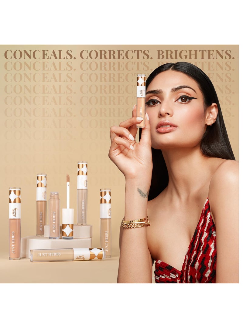 Just Herbs Concealer for Face Makeup Full Coverage 6ml