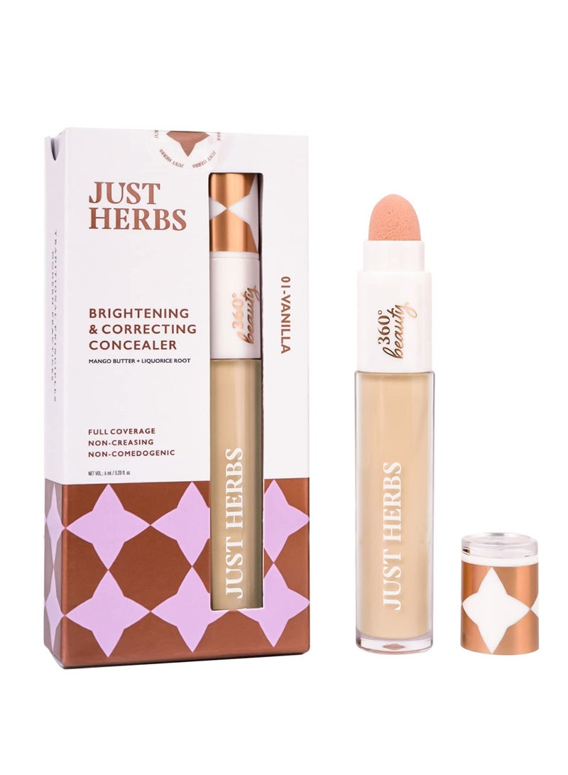 Just Herbs Concealer for Face Makeup Full Coverage 6ml