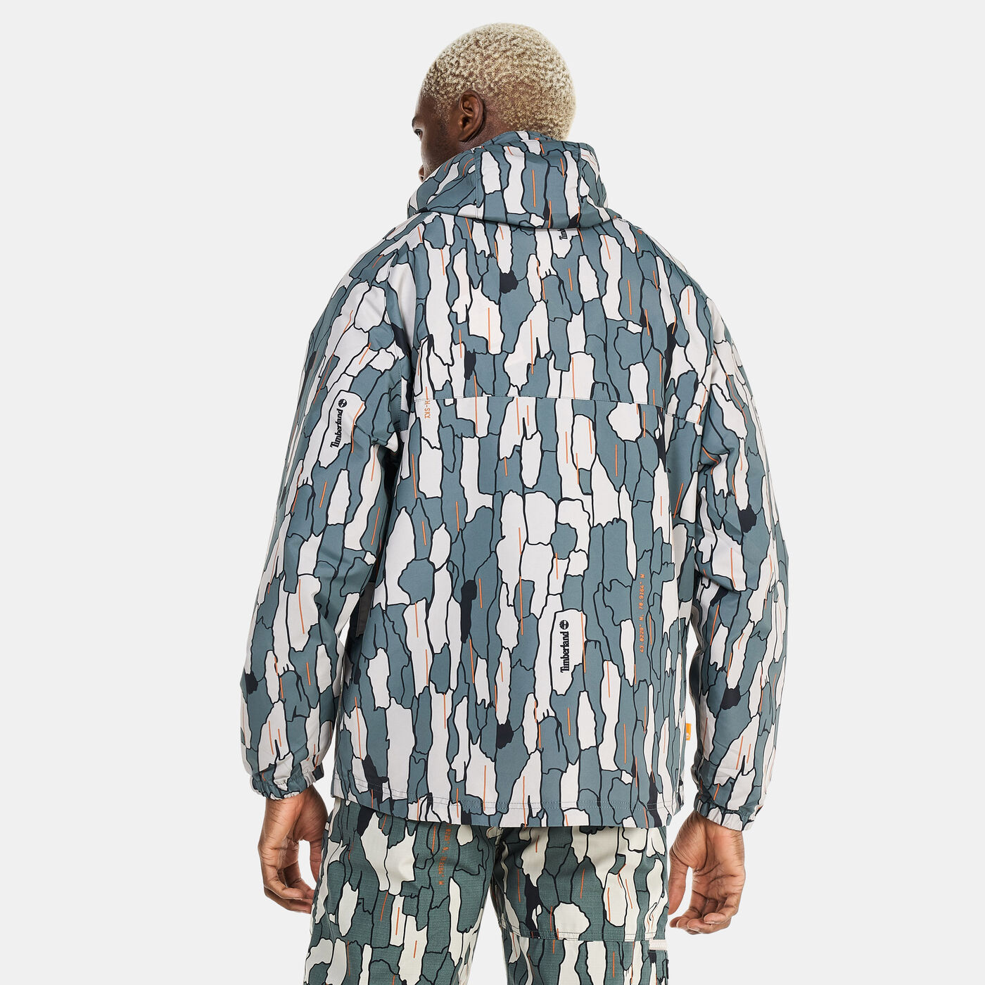 Men's Pullover Water-Resistant Windbreaker Hooded Jacket