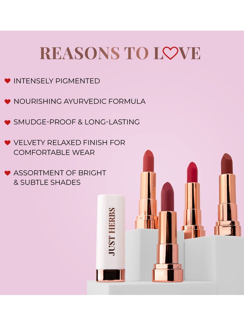 Just Herbs Matte Lipstick 4.2 gm
