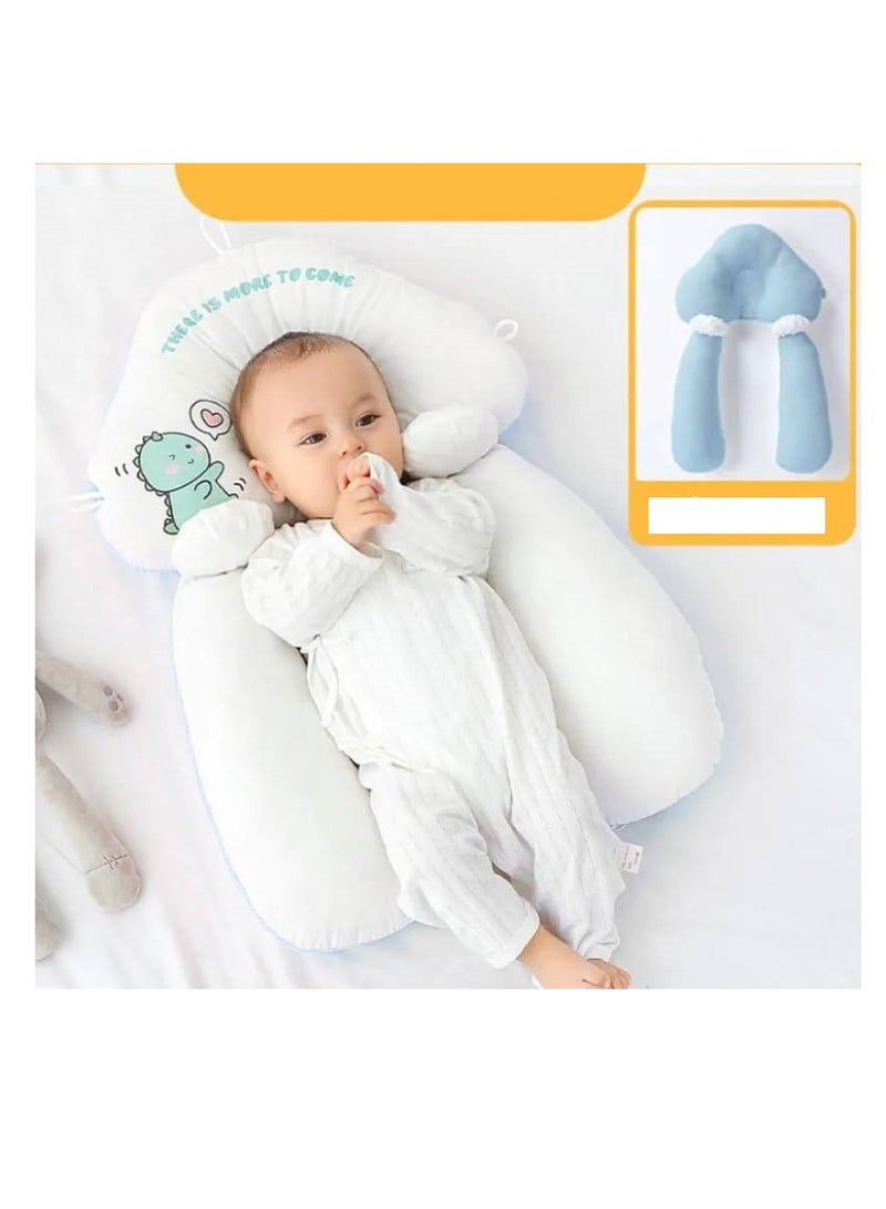 Pillows For Babies Shaping Pillow Fall Prevention Ab Side Breathable Comfort Cotton Newborn Infant Anti-Roll Sleep Bedding Kids