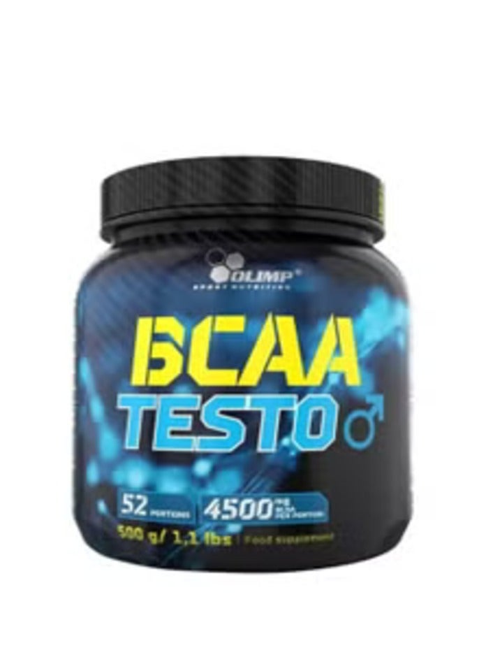 Olymp BCAA Testo, Apple Flavor, 500 g, 52 Servings