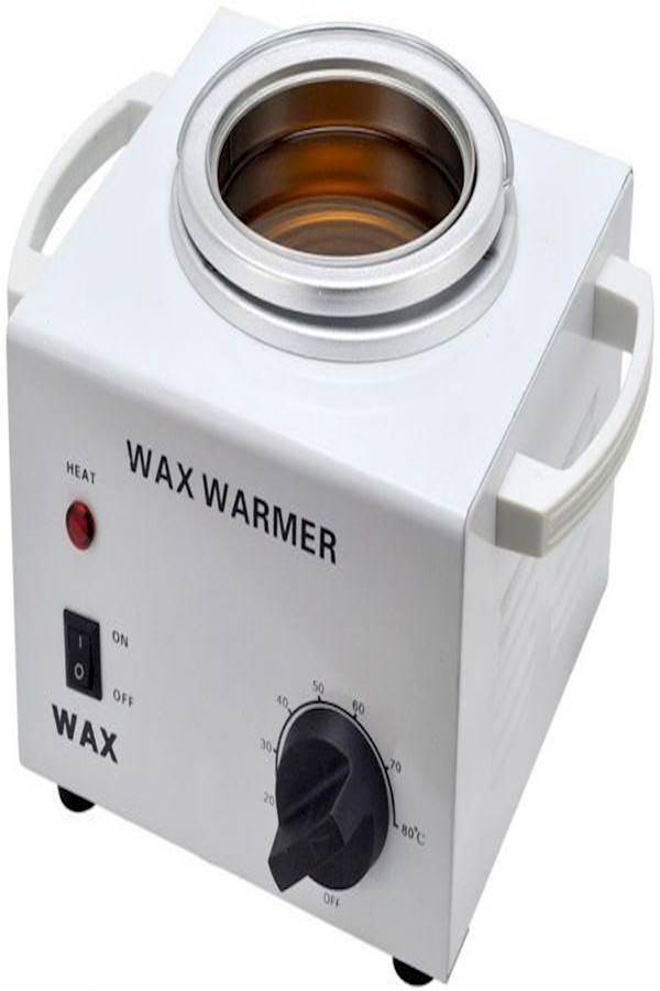 Depilatory Wax Warmer White/Chrome/Brown