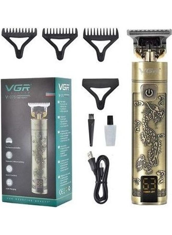 V-076 Professional Hair Clipper Gold