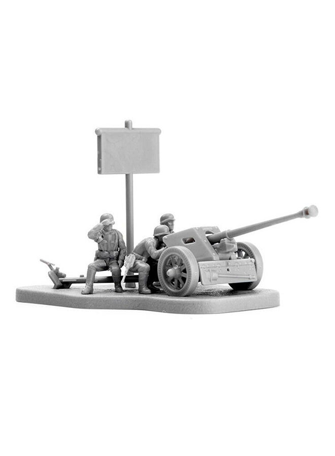 1/72 PAK40 M30 3D Anti Tank Cannon Assembly Model Building Puzzles Education Toy 20 x 10 x 20cm