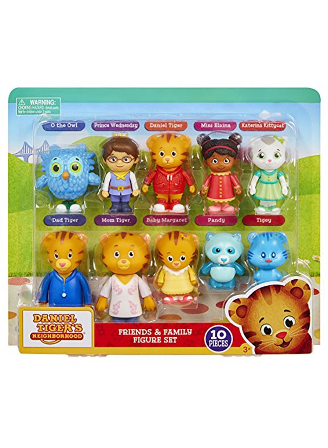 10-Piece Friends And Family Figure Set