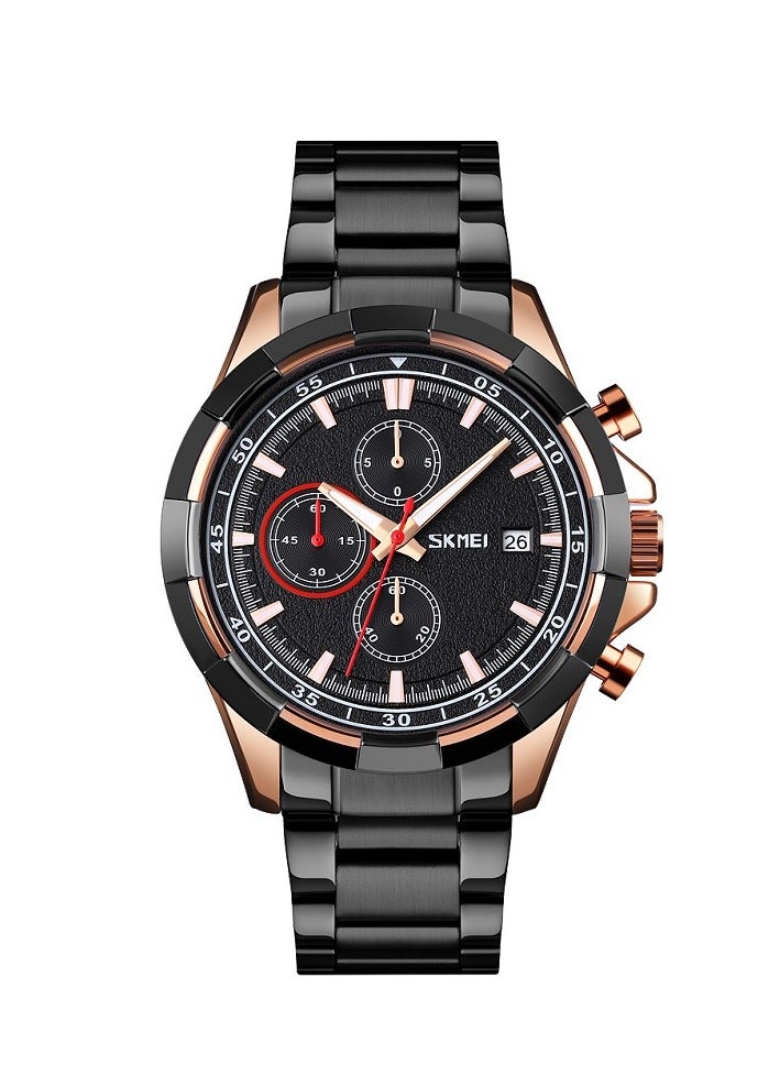 Men Fashion Clock's Top Brand Luxury Quartz Waterproof Watch 9192