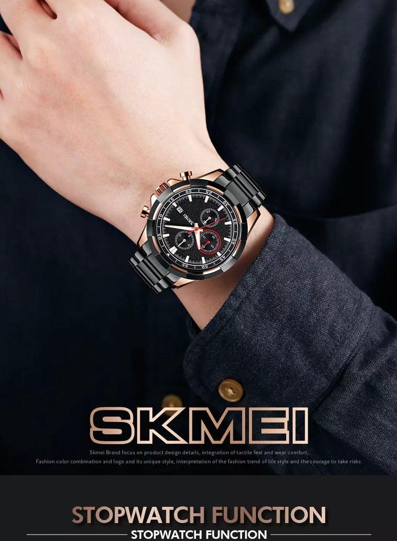 Men Fashion Clock's Top Brand Luxury Quartz Waterproof Watch 9192