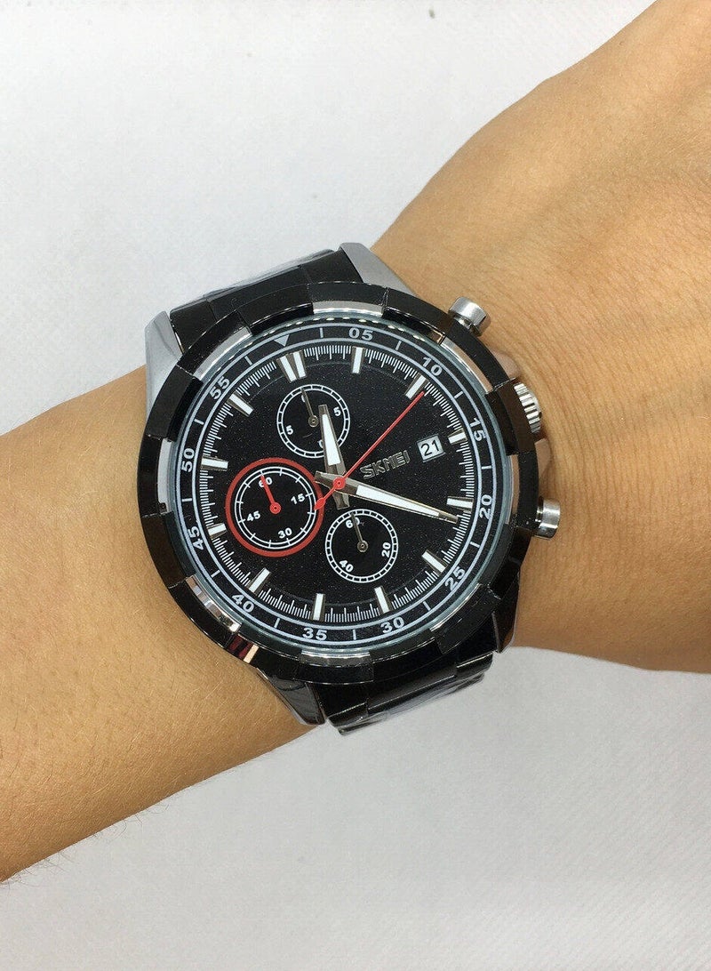 Men Fashion Clock's Top Brand Luxury Quartz Waterproof Watch 9192