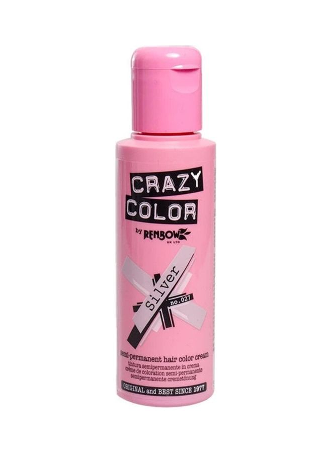 Semi-Permanent Hair Dye Silver 100ml
