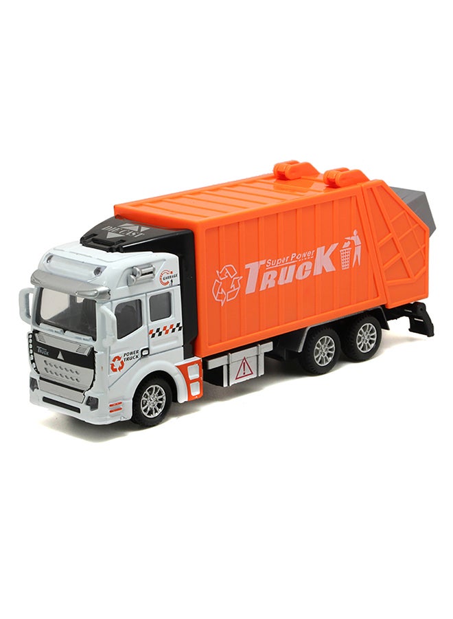 Mini 1/48 Garbage Truck Model With Trash Can Kids Children Toys Birthday Gift 20 x 10 x 20cm