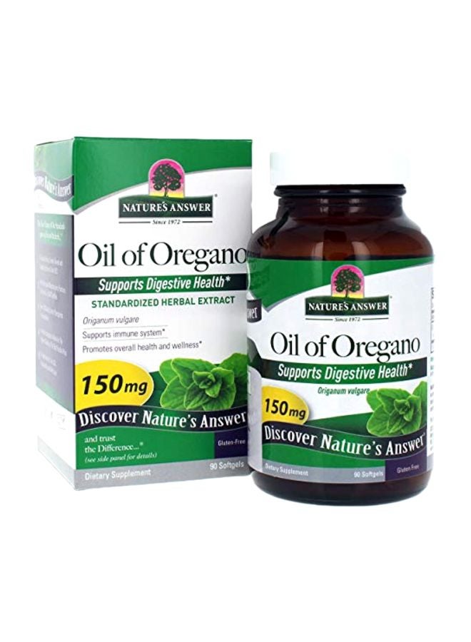 Oil Of Oregano Supports Digestive Health - 90 Softgels