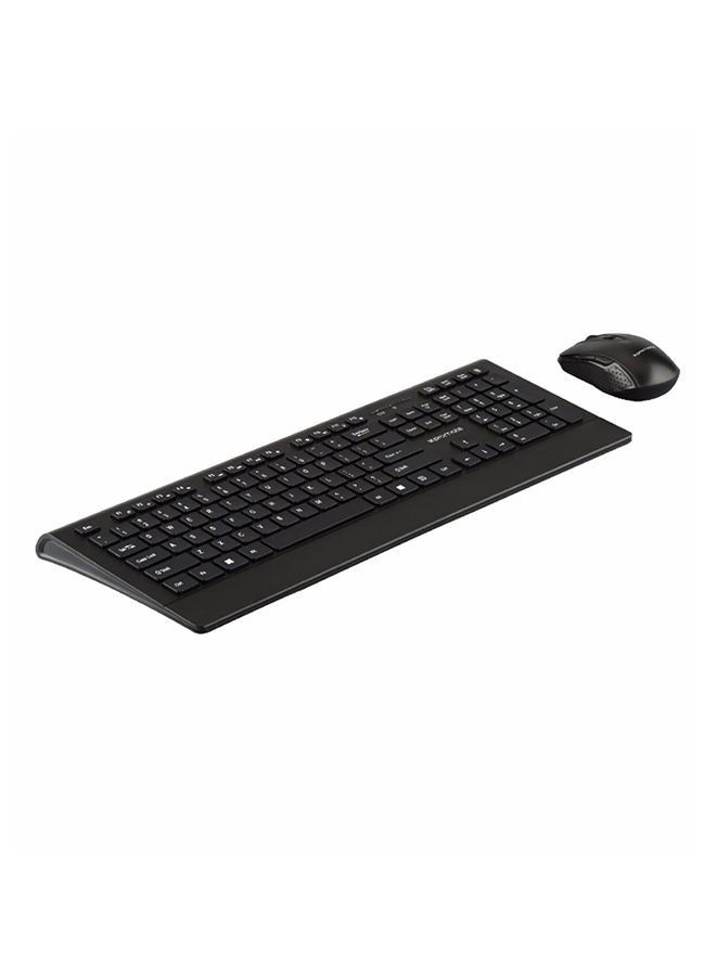 KeyMate-3 Wireless Keyboard With Mouse Set Black