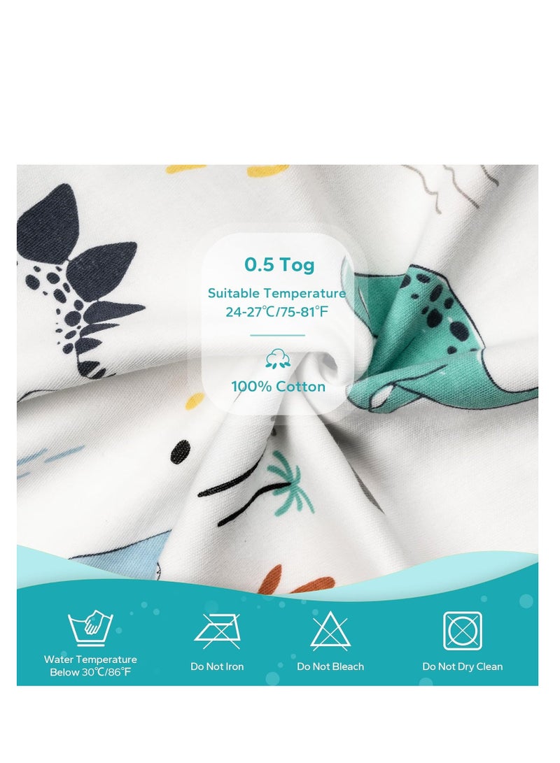 Baby Swaddle Wearable Blanket 3-Way Adjustable Transtion Sleep Sack 100% Cotton Swaddle Wrap with Beanie Cap Infant Cotton Swaddle for Newborn Infant Boy Girl 0-6 Months