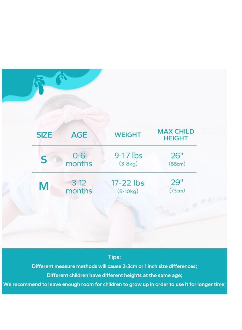 Baby Swaddle Wearable Blanket 3-Way Adjustable Transtion Sleep Sack 100% Cotton Swaddle Wrap with Beanie Cap Infant Cotton Swaddle for Newborn Infant Boy Girl 0-6 Months