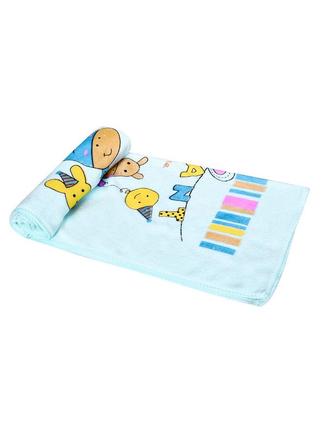 Towel For Newborn Baby Kids; Super Soft Baby Bath Towel Set For Infants Bathing Accessories… (Blue Large(60X105Cm))