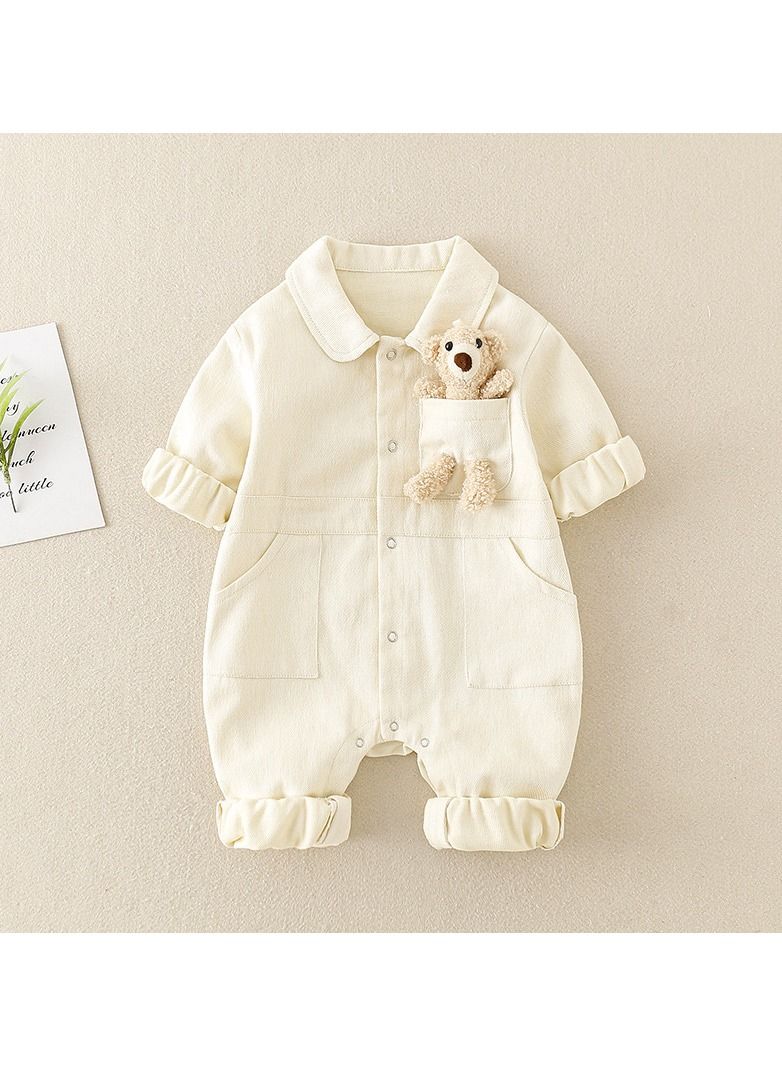 Baby Autumn Denim Jumpsuit