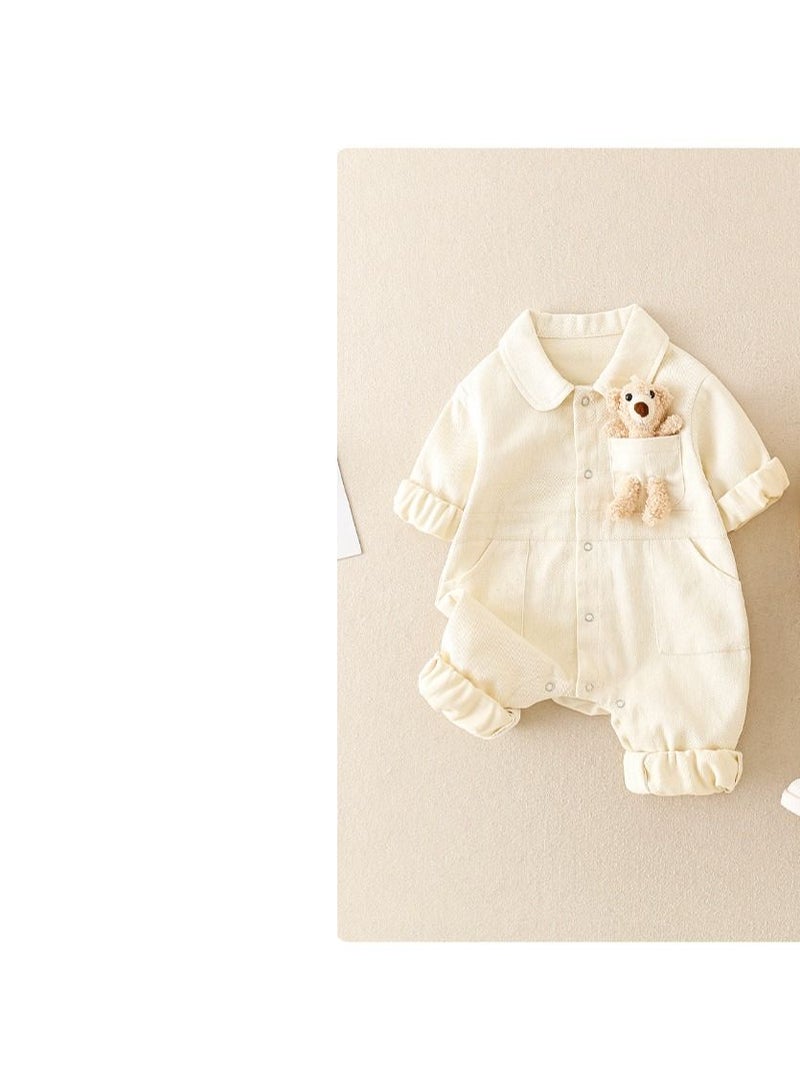 Baby Autumn Denim Jumpsuit