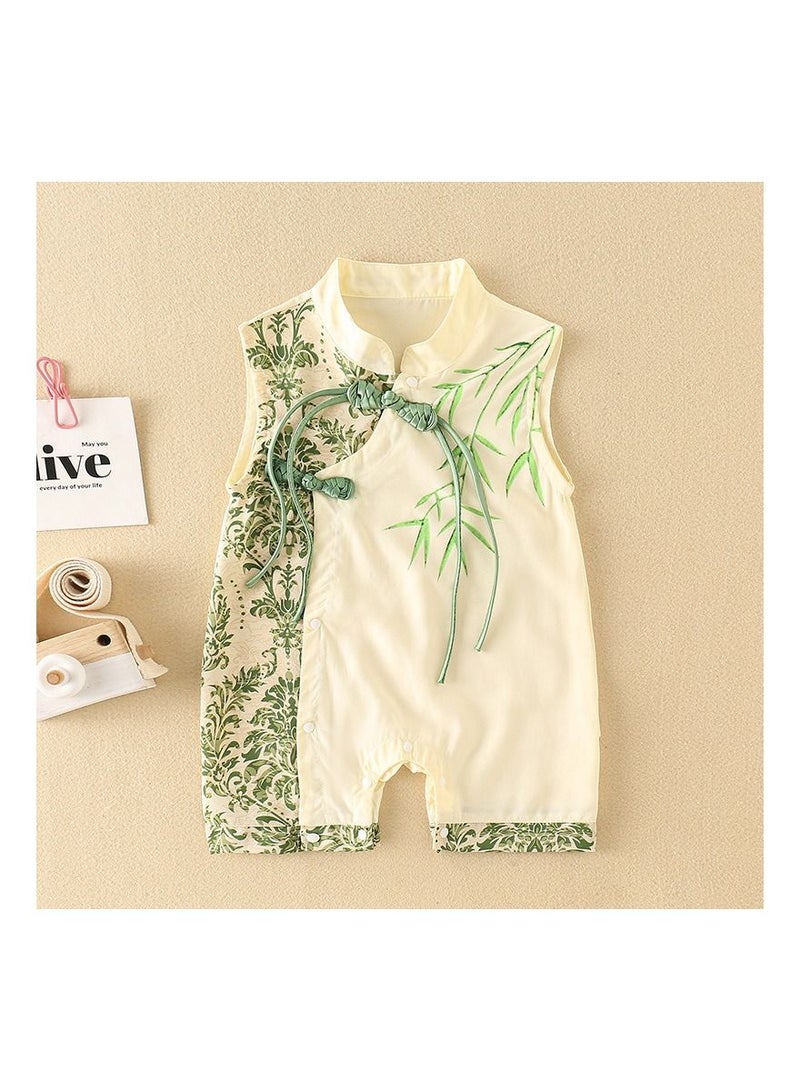 Baby Summer Thin Chinoiserie Bodysuit
