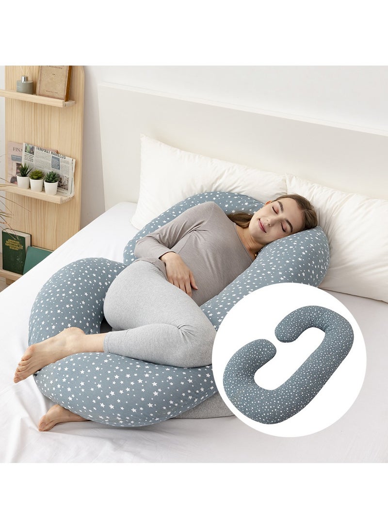 Pregnancy Pillows, C Shaped Full Body Maternity Pillow with Removable Cover, Pregnancy Pillows for Sleeping