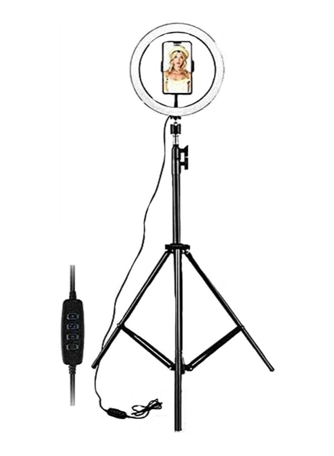 10 Selfie Ring Light with 210CM Tripod Stand Including Phone Holder Ring Light for iPhone Android Light Stand for Live Stream Makeup YouTube Video Photography