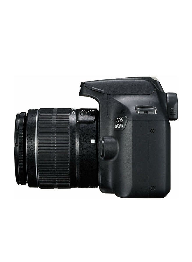 EOS 4000D DSLR With EF-S 18-55mm F/3.5-5.6 III Lens 18MP Built-In Wi-Fi Black With Camera Bag