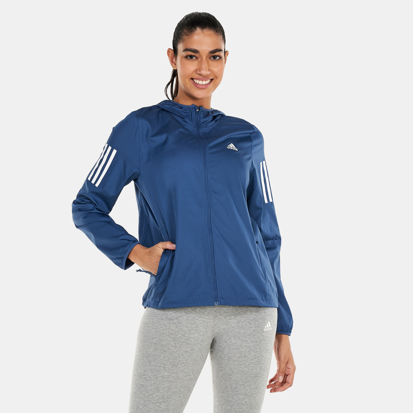 Women's Own the Run Hooded Running Windbreaker Jacket