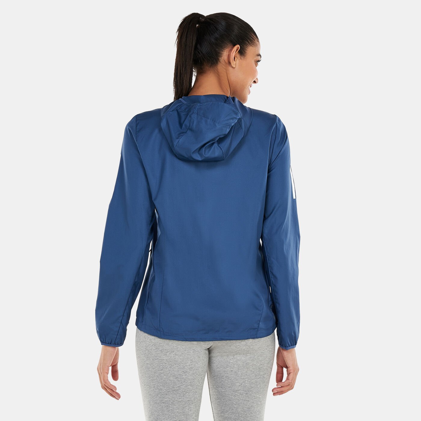 Women's Own the Run Hooded Running Windbreaker Jacket