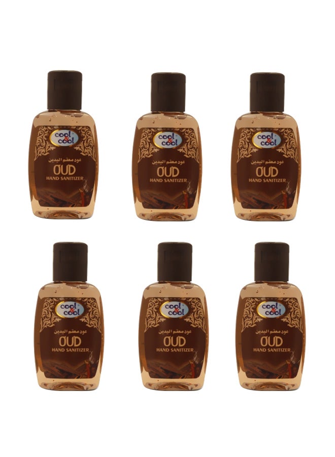 Oud Hand Sanitizer 60ml Pack of 6