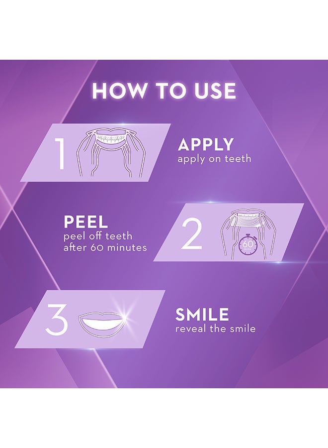 3D Whitestrips For Teeth Gently Removes Up to 10 Years Of Stains White 28 Strips 14 Uses