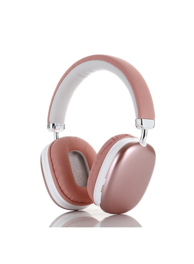 SY-BT1632 Wireless Headphone Gaming Headset Foldable Bluetooth Earphones Pink