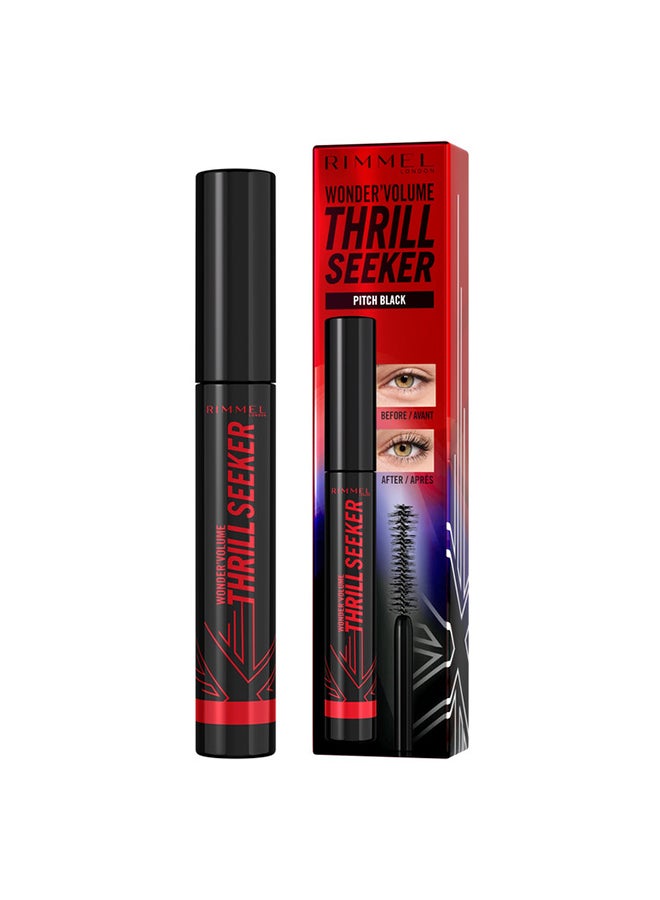 Wonder'Volume Thrill Seeker Mascara - 004 - Pitch Black, 8ml